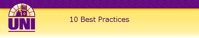 10 Best Practices